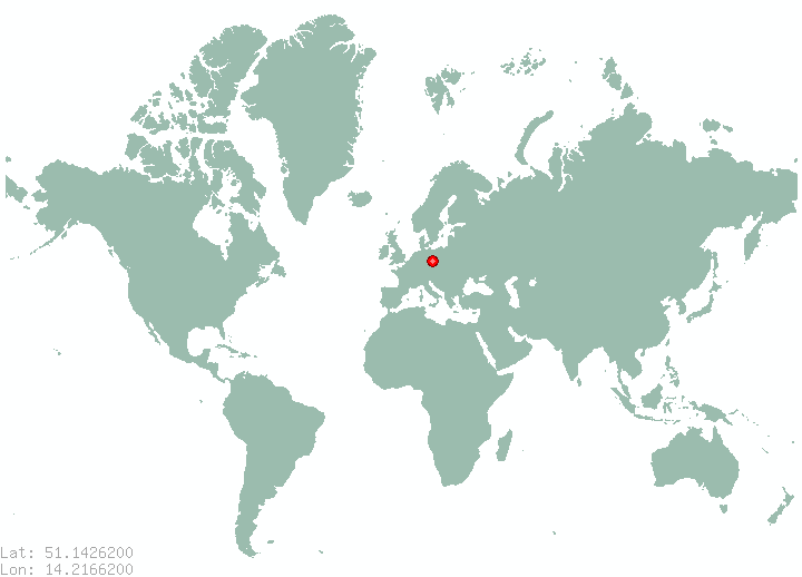 Kynitzsch in world map