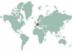 Inzlingen in world map
